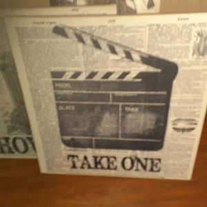 Movie theme wall art